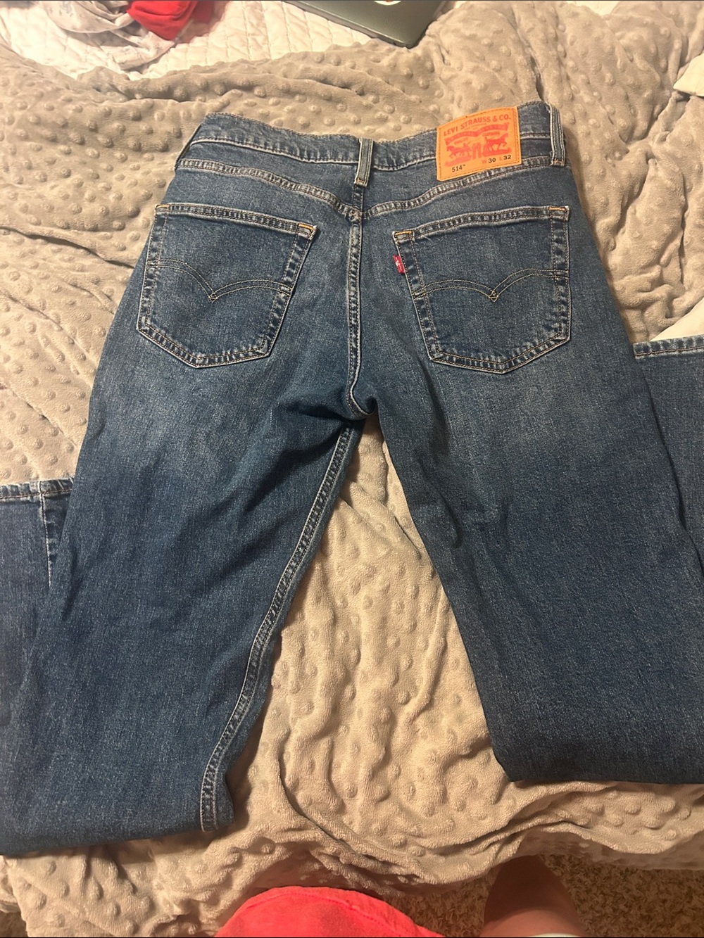 Levi's 514 Slim Straight Jeans in Medium Blue Denim